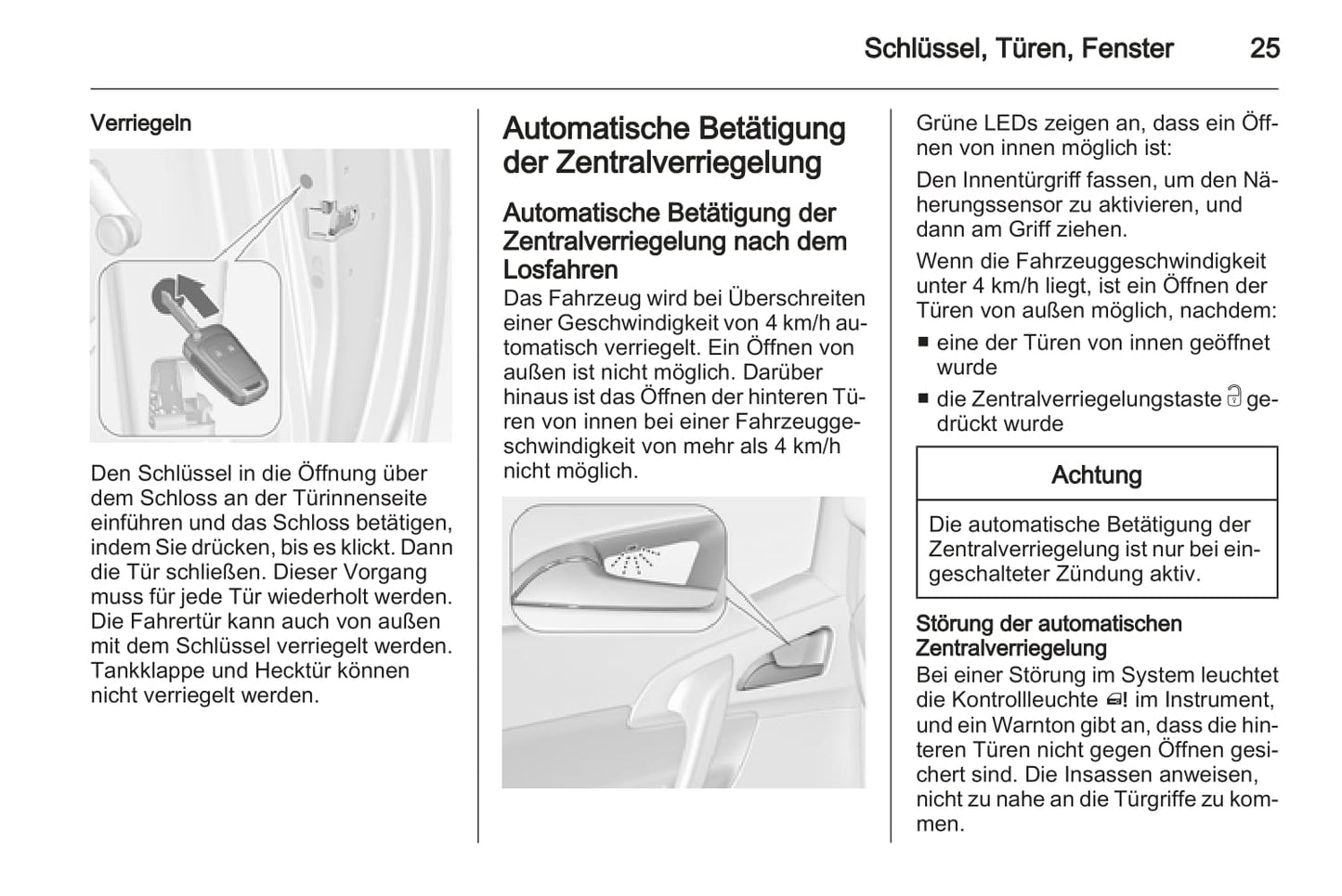 2013-2014 Opel Meriva Owner's Manual | German