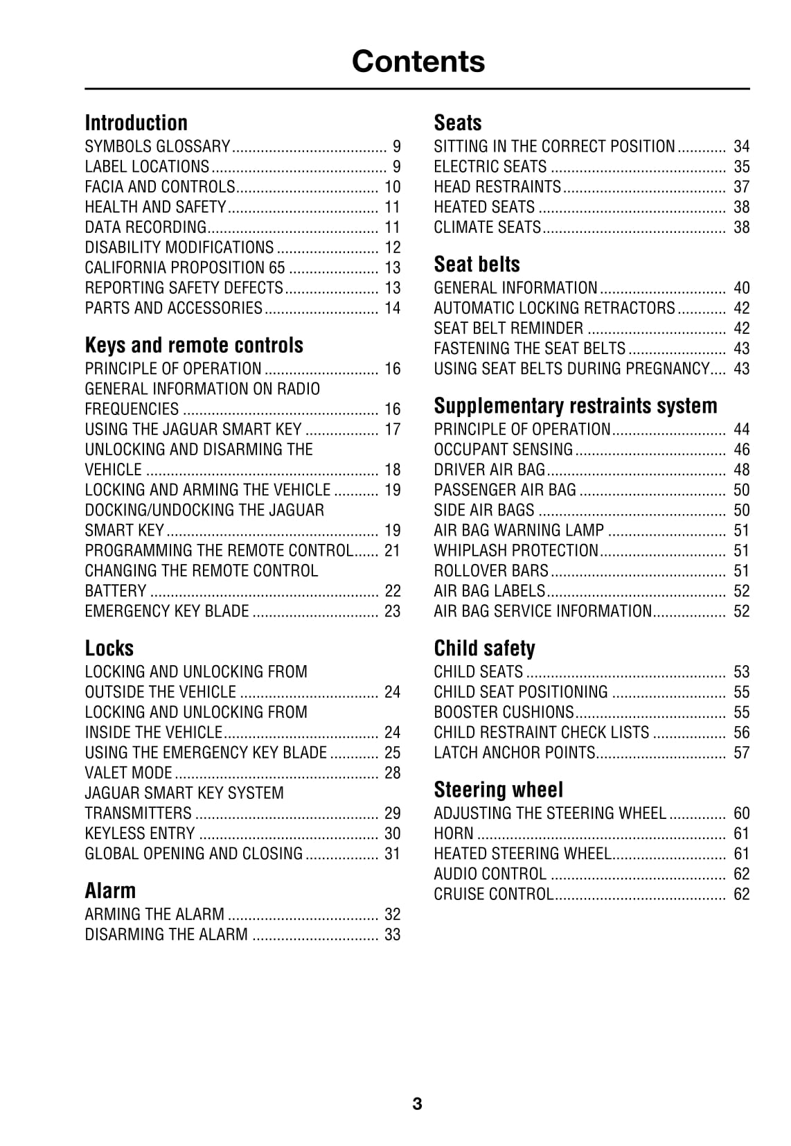 2009 Jaguar XK Owner's Manual | English