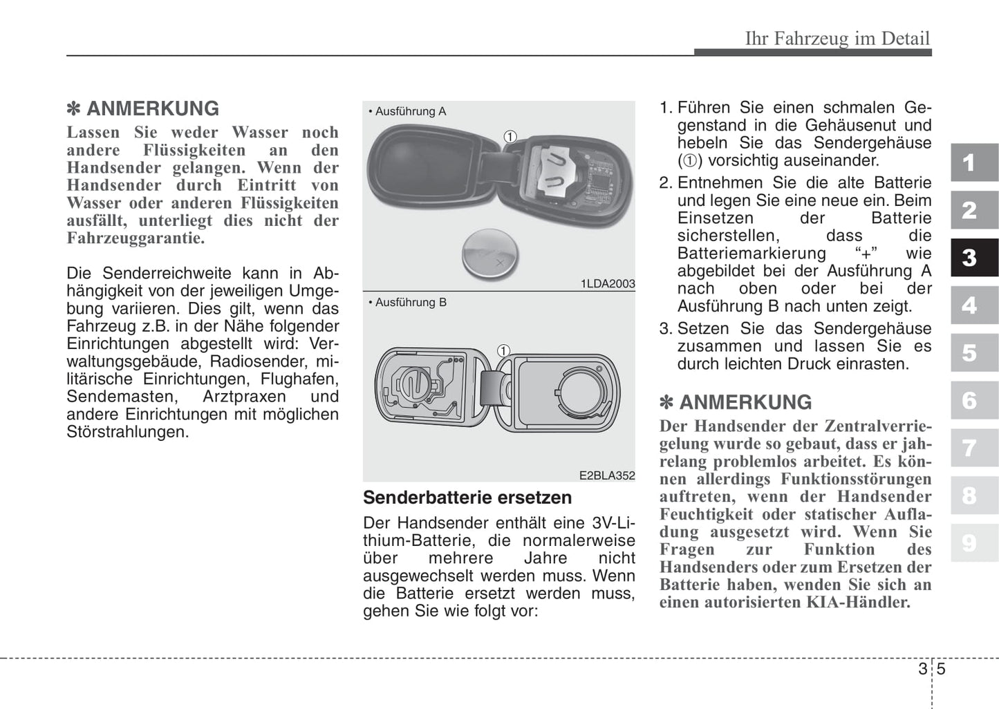 2004-2007 Kia Cerato Manuel du propriétaire | Allemand