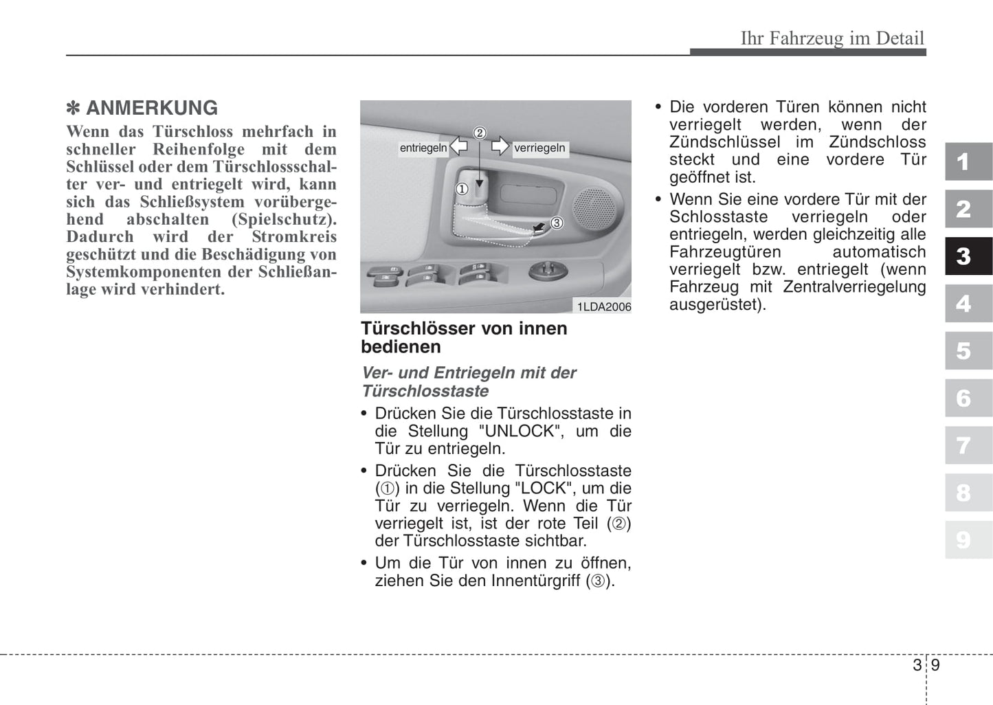 2004-2007 Kia Cerato Manuel du propriétaire | Allemand