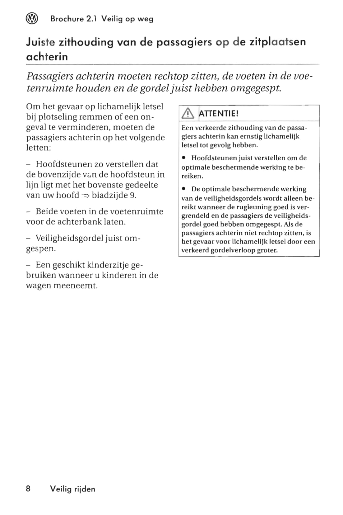 2003-2008 Volkswagen Golf Gebruikershandleiding | Nederlands