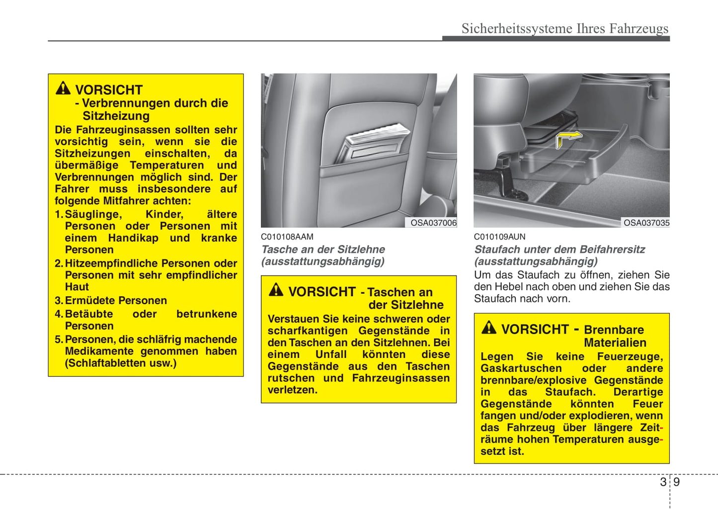 2007-2011 Kia Picanto Manuel du propriétaire | Allemand