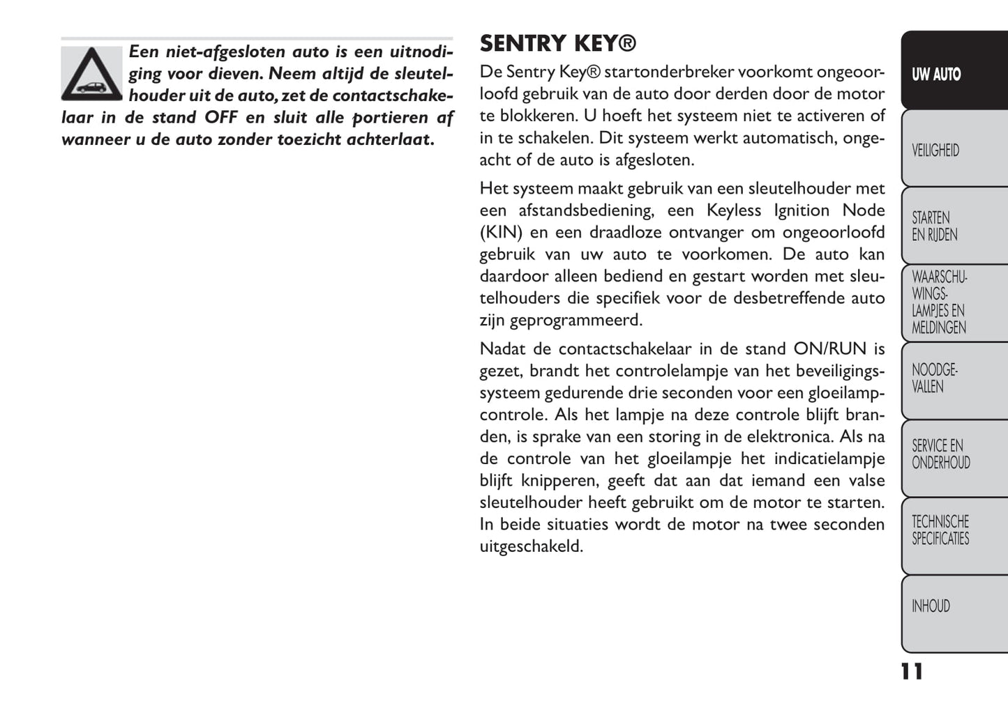 2014-2015 Fiat Freemont Gebruikershandleiding | Nederlands