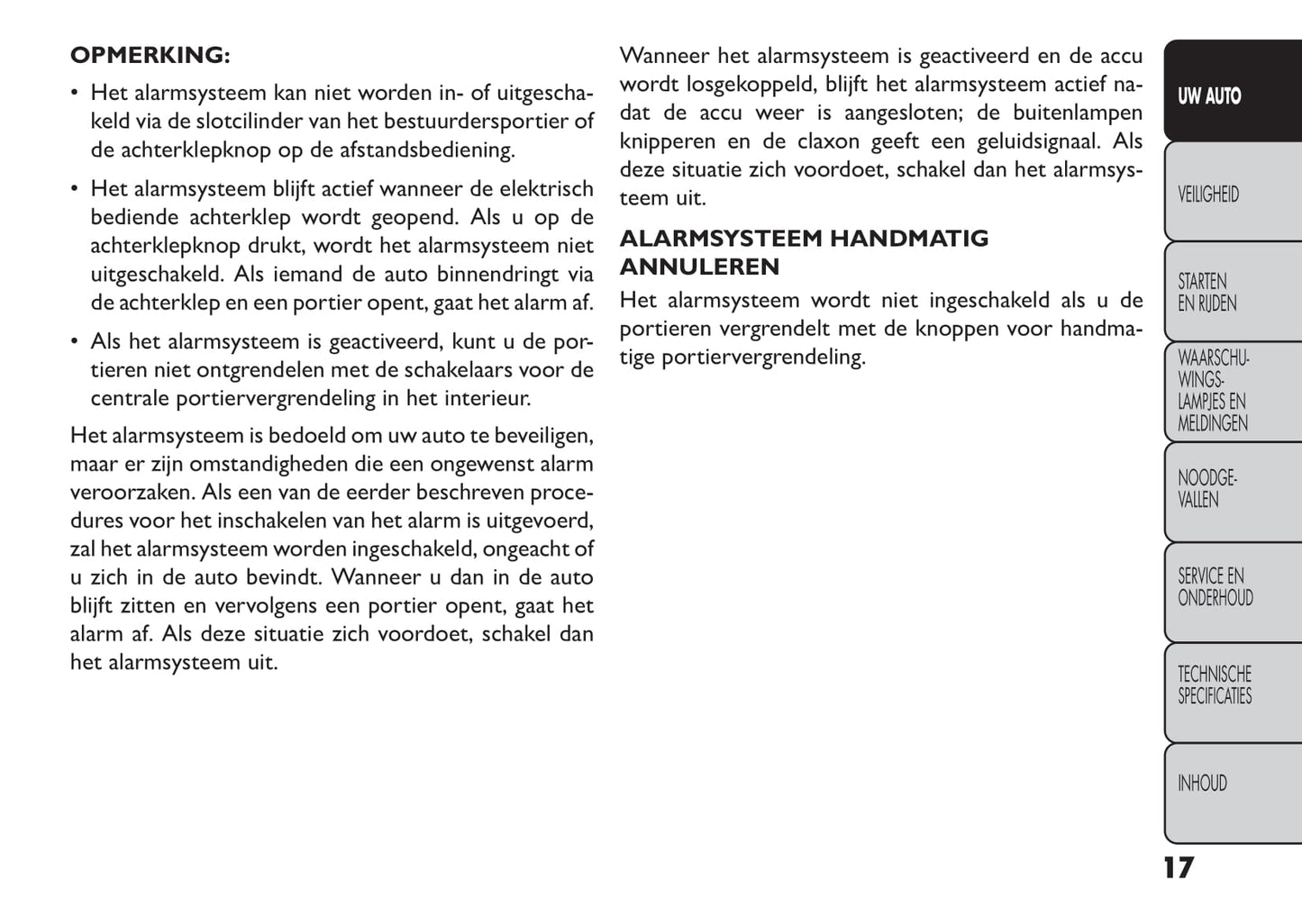 2014-2015 Fiat Freemont Gebruikershandleiding | Nederlands