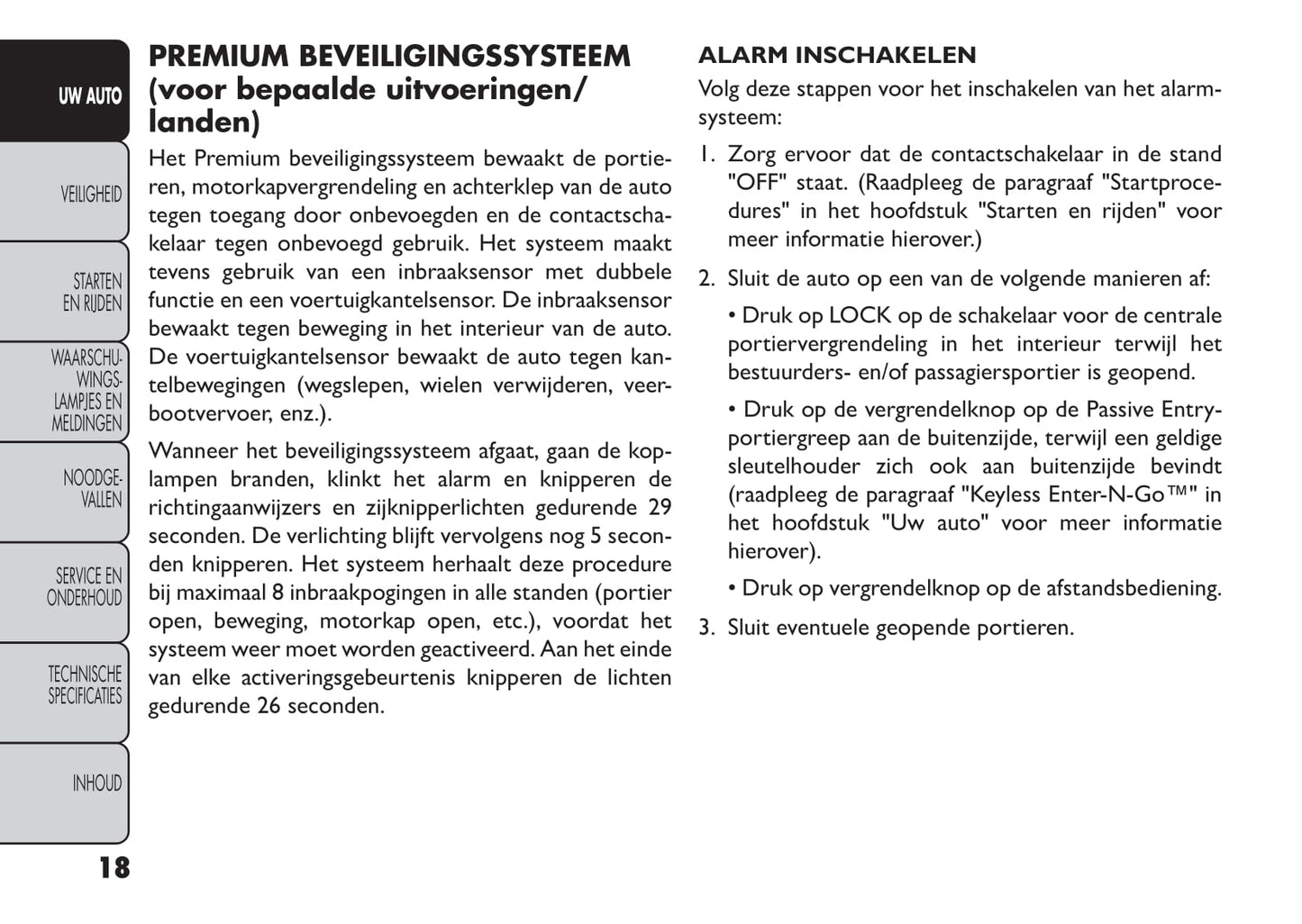 2014-2015 Fiat Freemont Gebruikershandleiding | Nederlands
