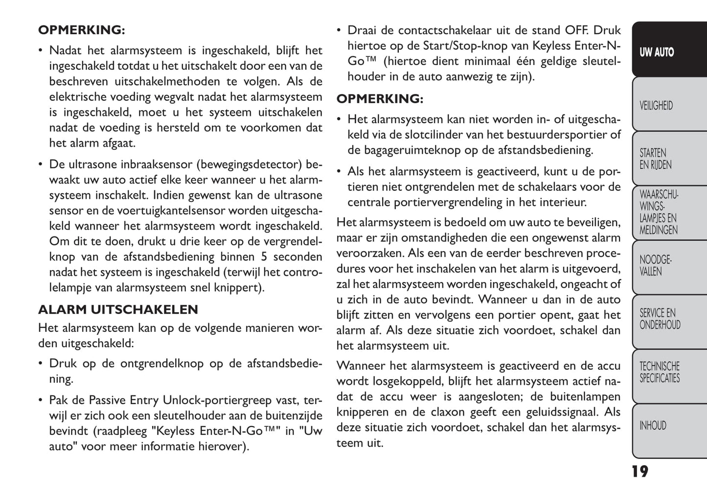 2014-2015 Fiat Freemont Gebruikershandleiding | Nederlands