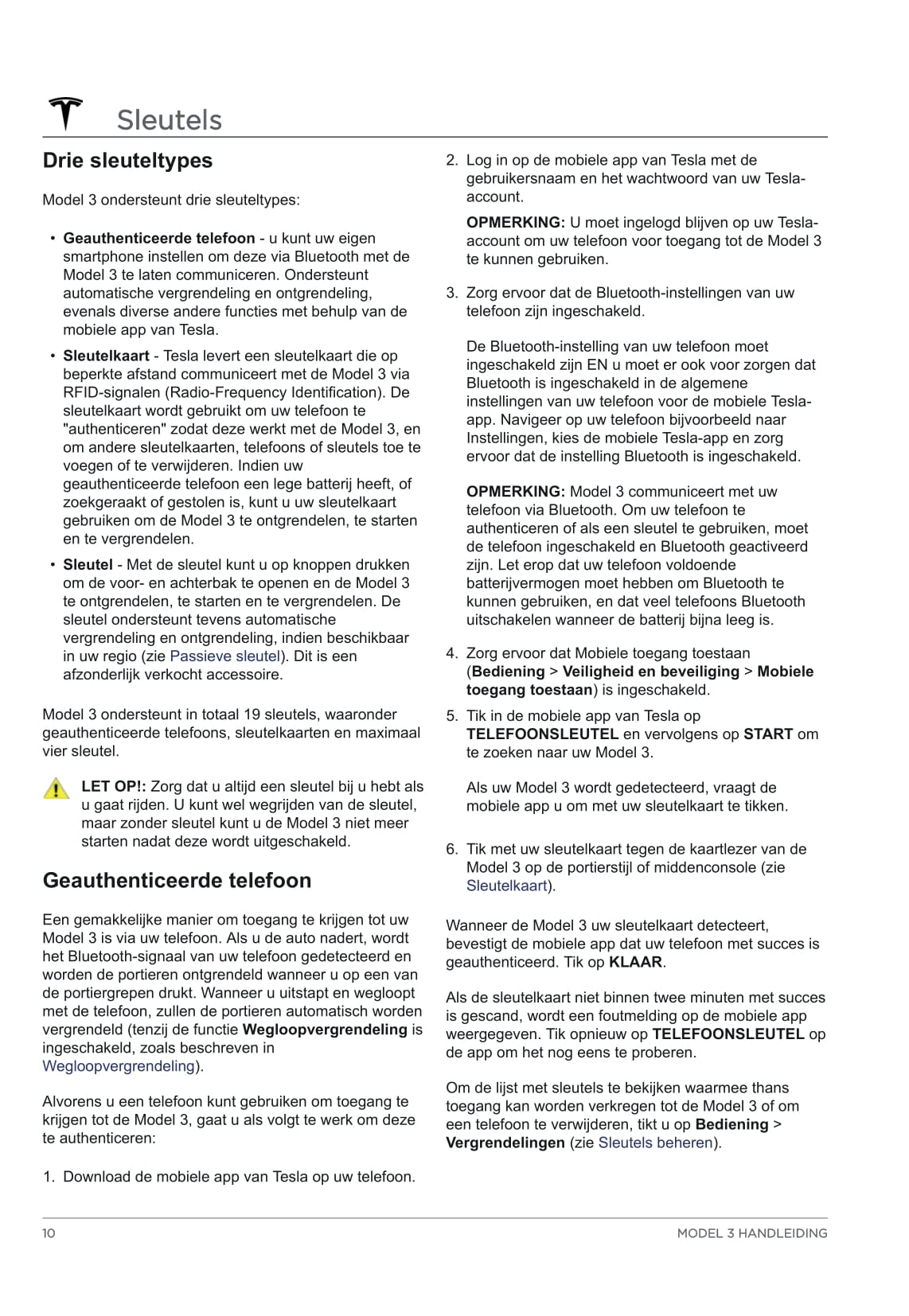 2020 Tesla Model 3 Gebruikershandleiding | Nederlands