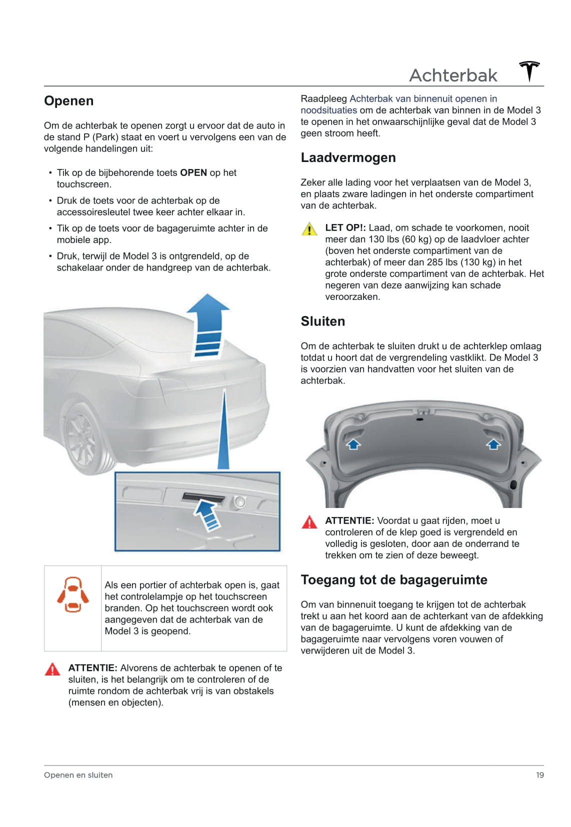 2020 Tesla Model 3 Gebruikershandleiding | Nederlands