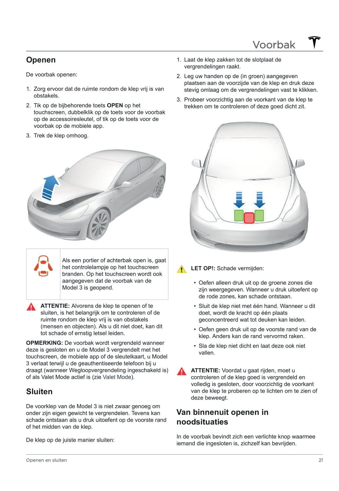 2020 Tesla Model 3 Gebruikershandleiding | Nederlands