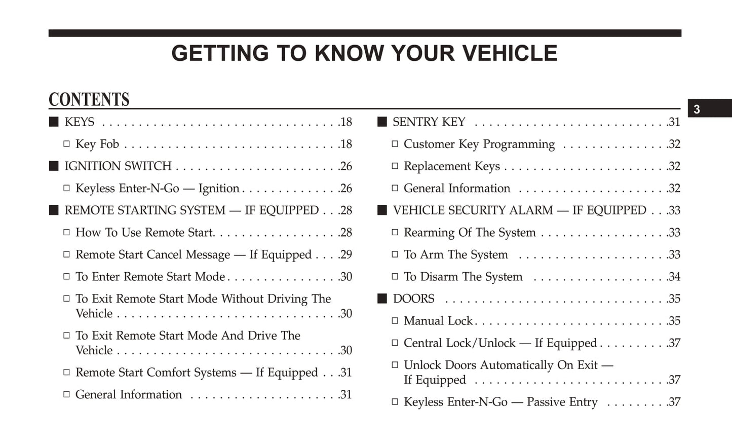 2018 Chrysler Pacifica Owner's Manual | English