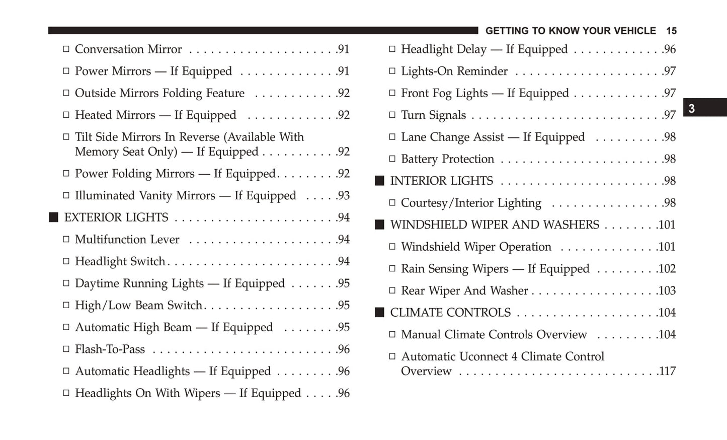 2018 Chrysler Pacifica Owner's Manual | English