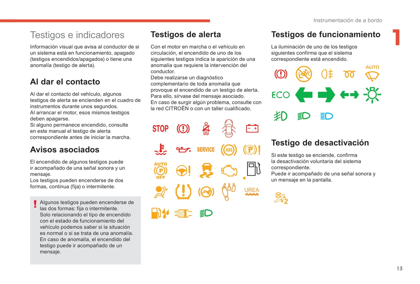 2017-2018 Citroën C4 Owner's Manual | Spanish