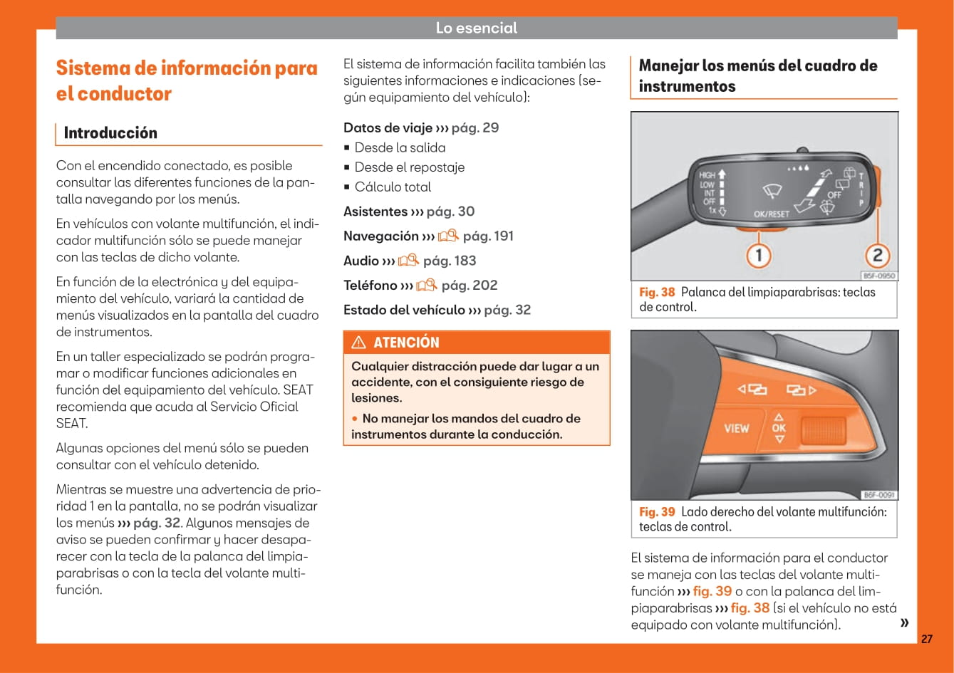 2018-2019 Seat Toledo Owner's Manual | Spanish