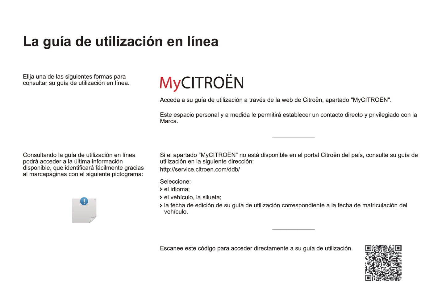 2010-2015 Citroën C4 Manuel du propriétaire | Espagnol