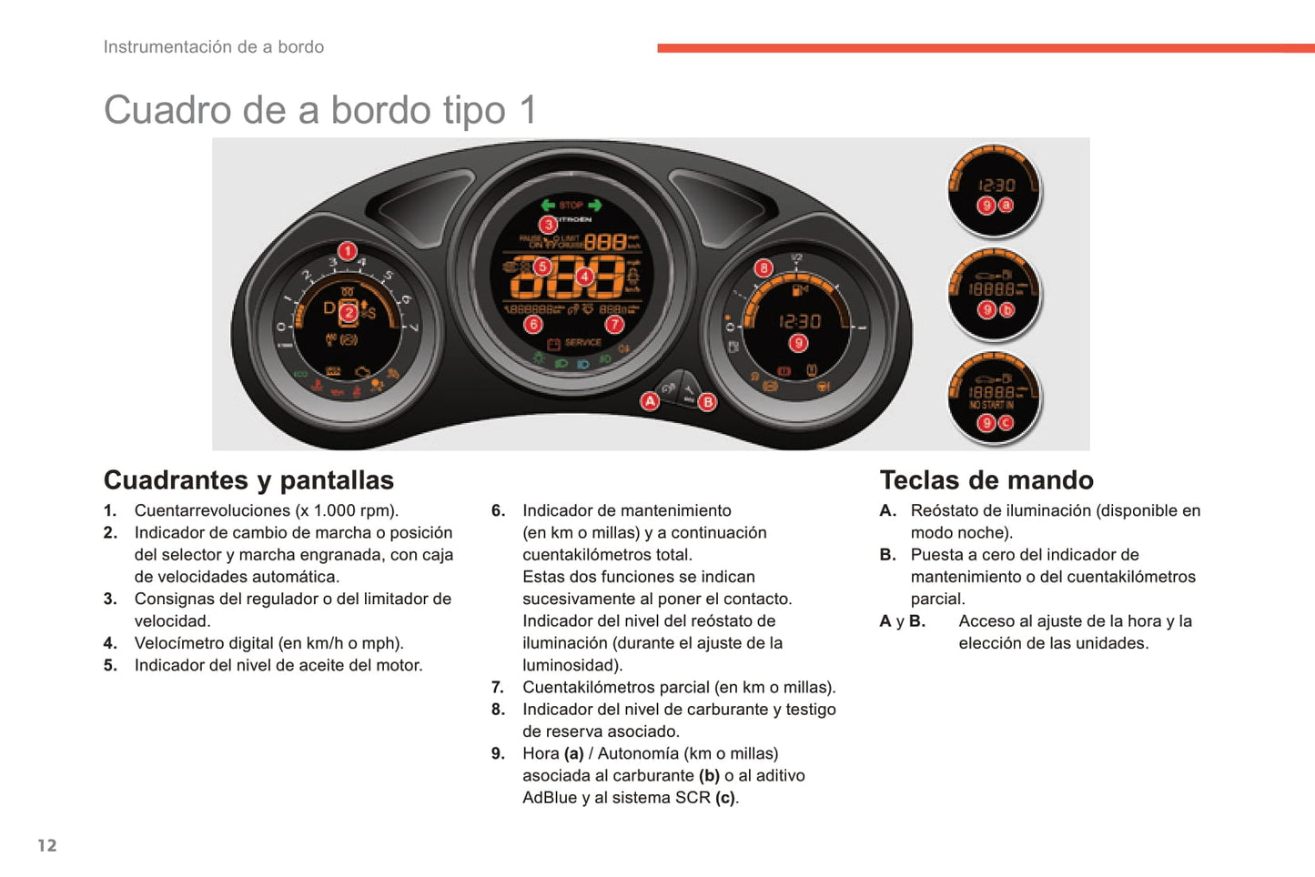 2010-2015 Citroën C4 Manuel du propriétaire | Espagnol