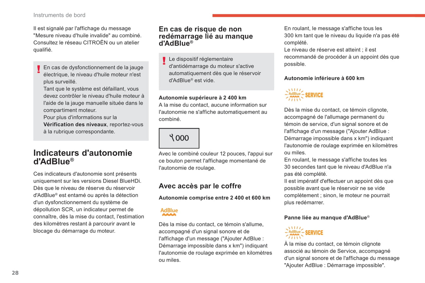 2018-2021 Citroën C4 SpaceTourer/Grand C4 SpaceTourer Owner's Manual | French