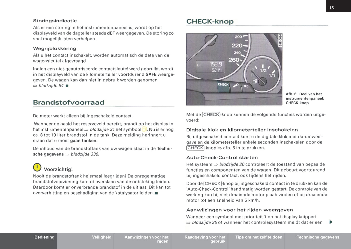2004-2007 Audi A4 Manuel du propriétaire | Néerlandais