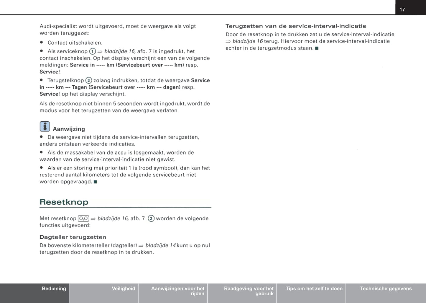 2004-2007 Audi A4 Manuel du propriétaire | Néerlandais