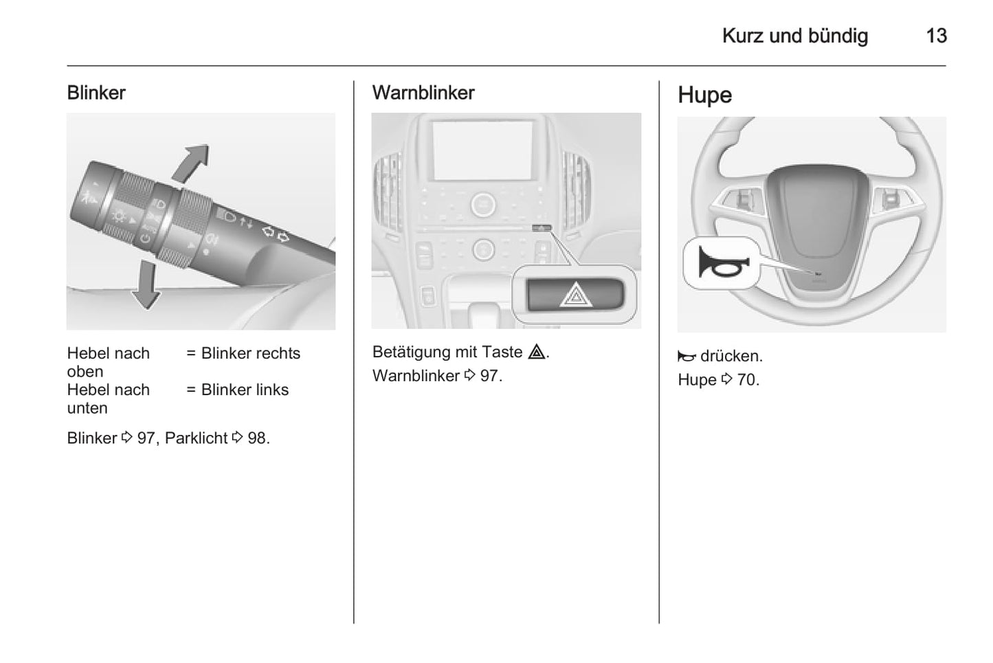 2014-2017 Opel Ampera Owner's Manual | German