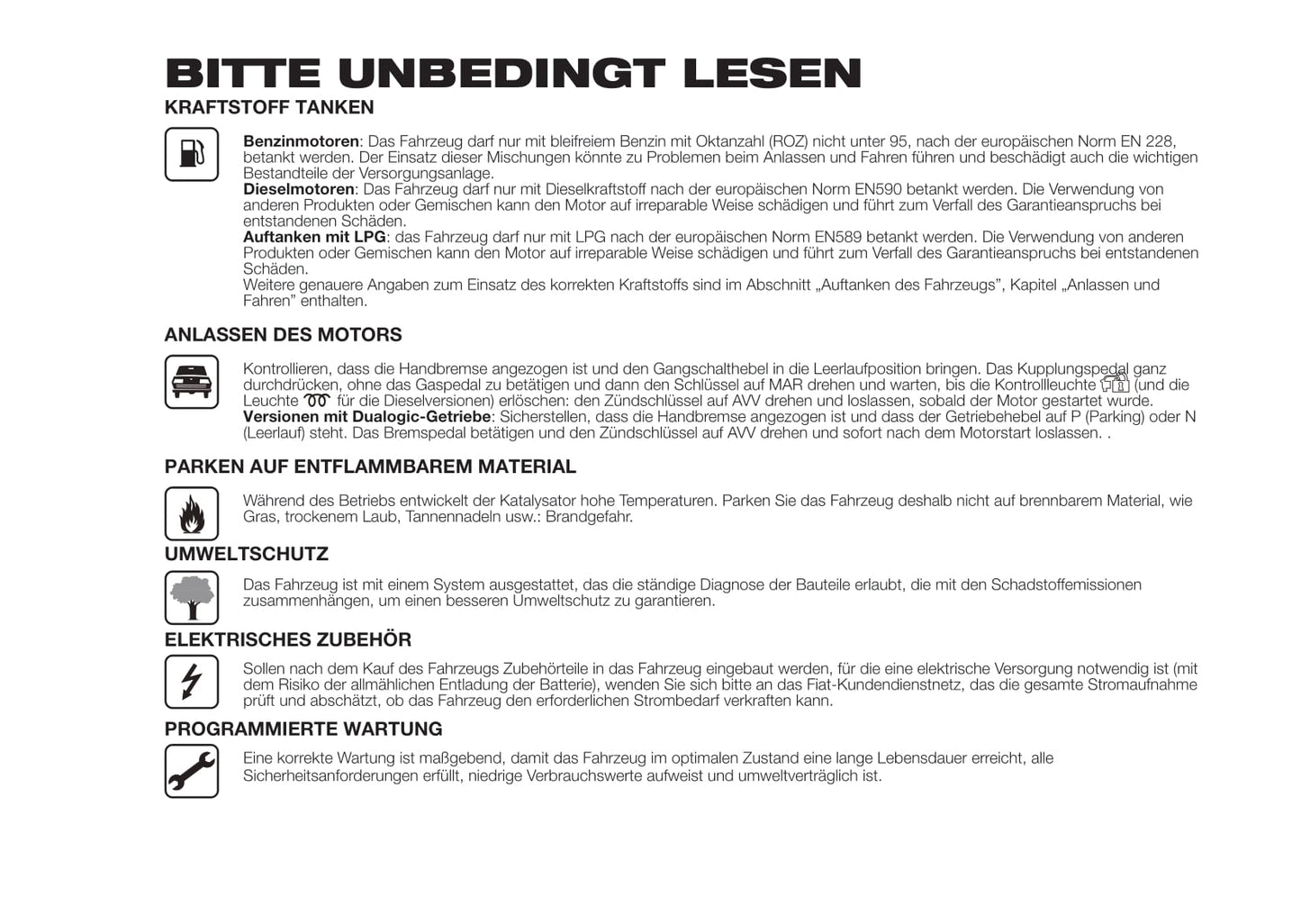 2016-2017 Fiat Panda Gebruikershandleiding | Duits
