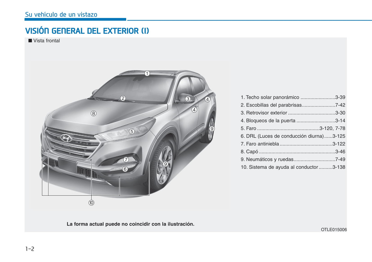 2017-2018 Hyundai Tucson Owner's Manual | Spanish