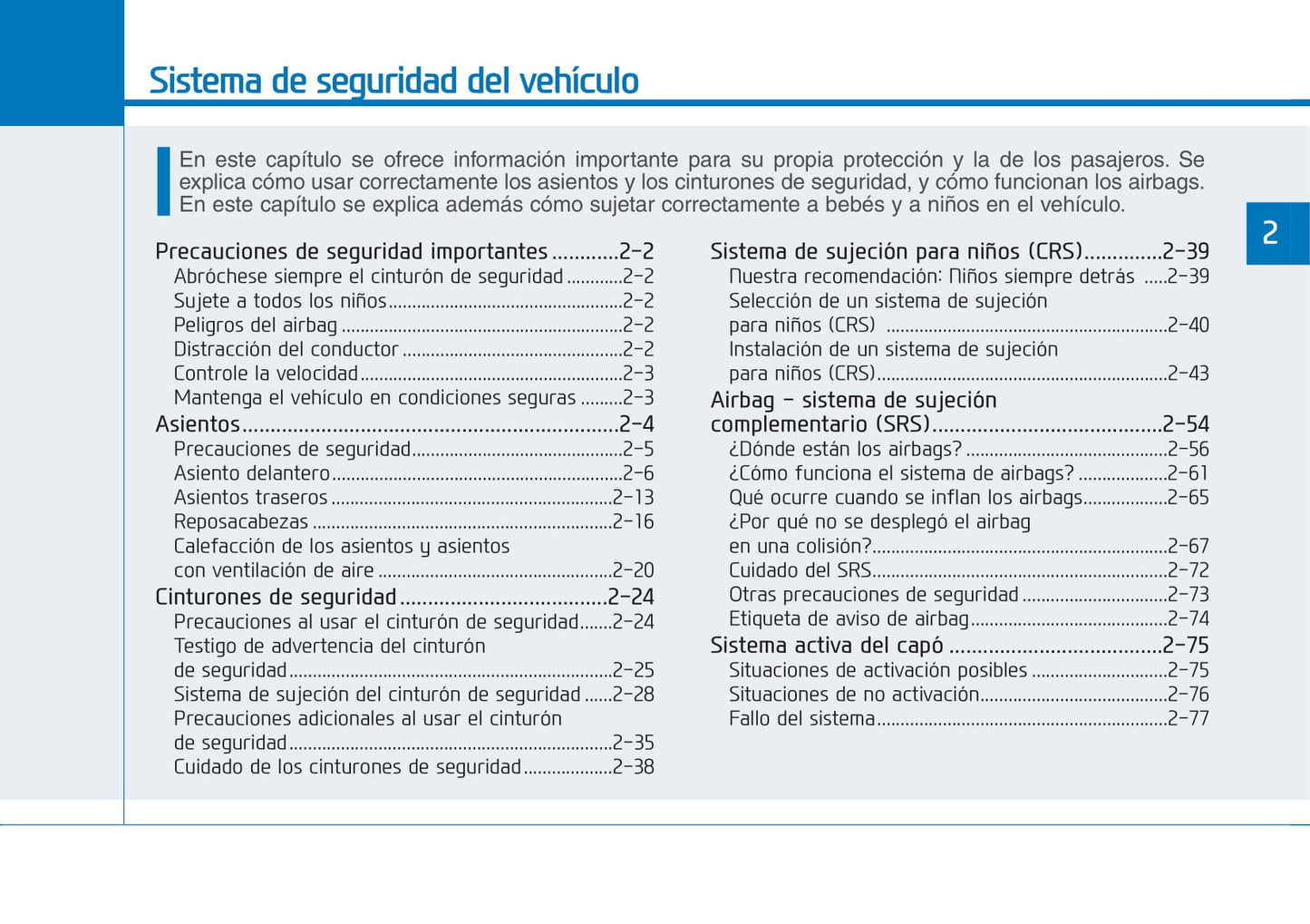2017-2018 Hyundai Tucson Owner's Manual | Spanish