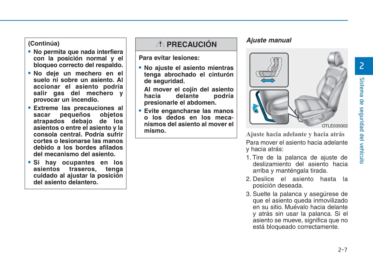 2017-2018 Hyundai Tucson Owner's Manual | Spanish
