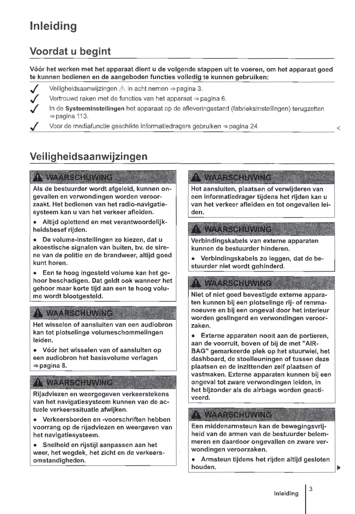 2010 Volkswagen RNS 510 Owner's Manual | Dutch