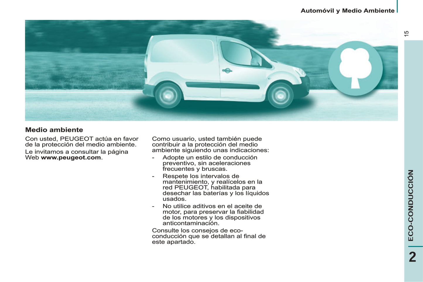 2016-2017 Peugeot Partner Owner's Manual | Spanish