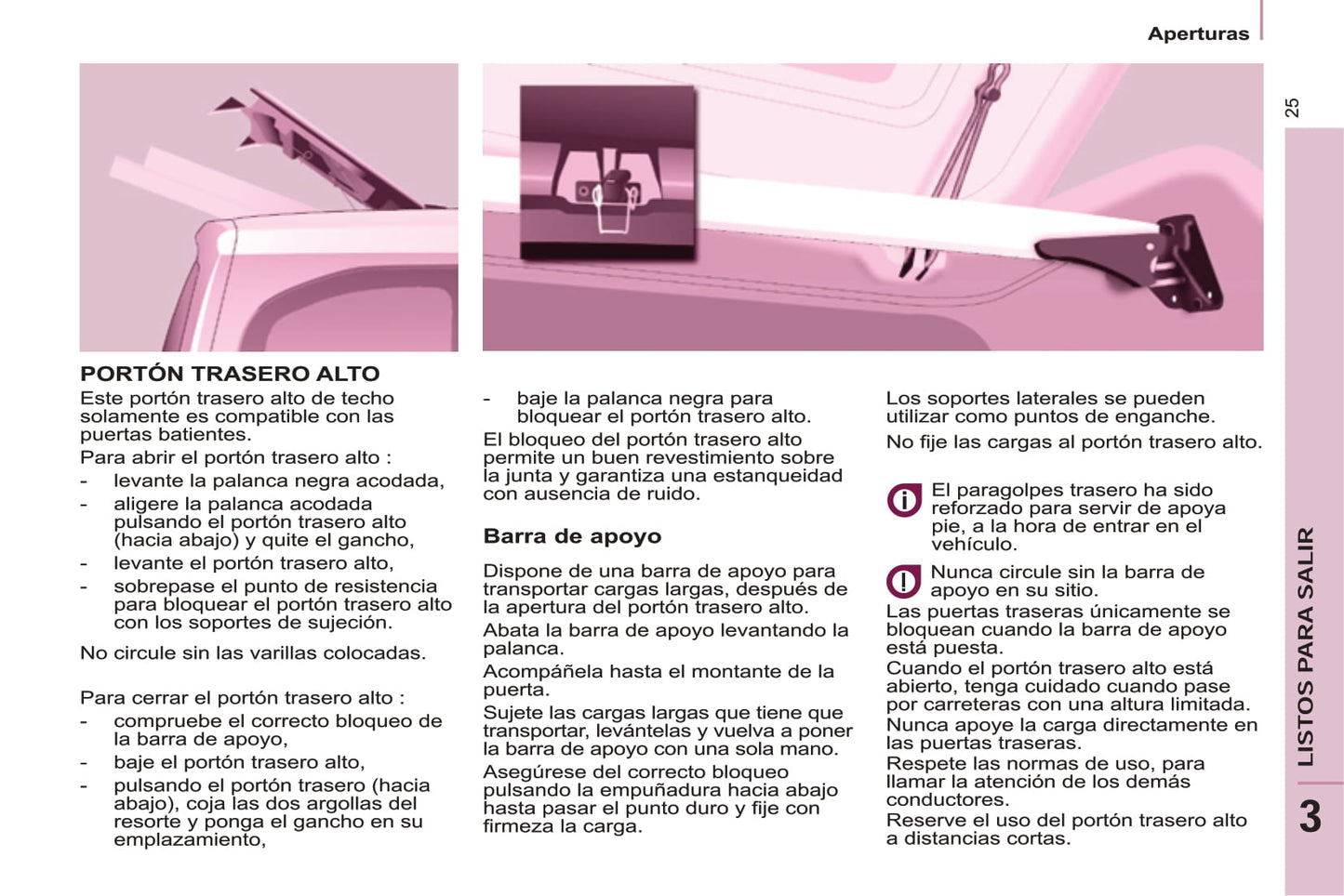 2016-2017 Peugeot Partner Owner's Manual | Spanish
