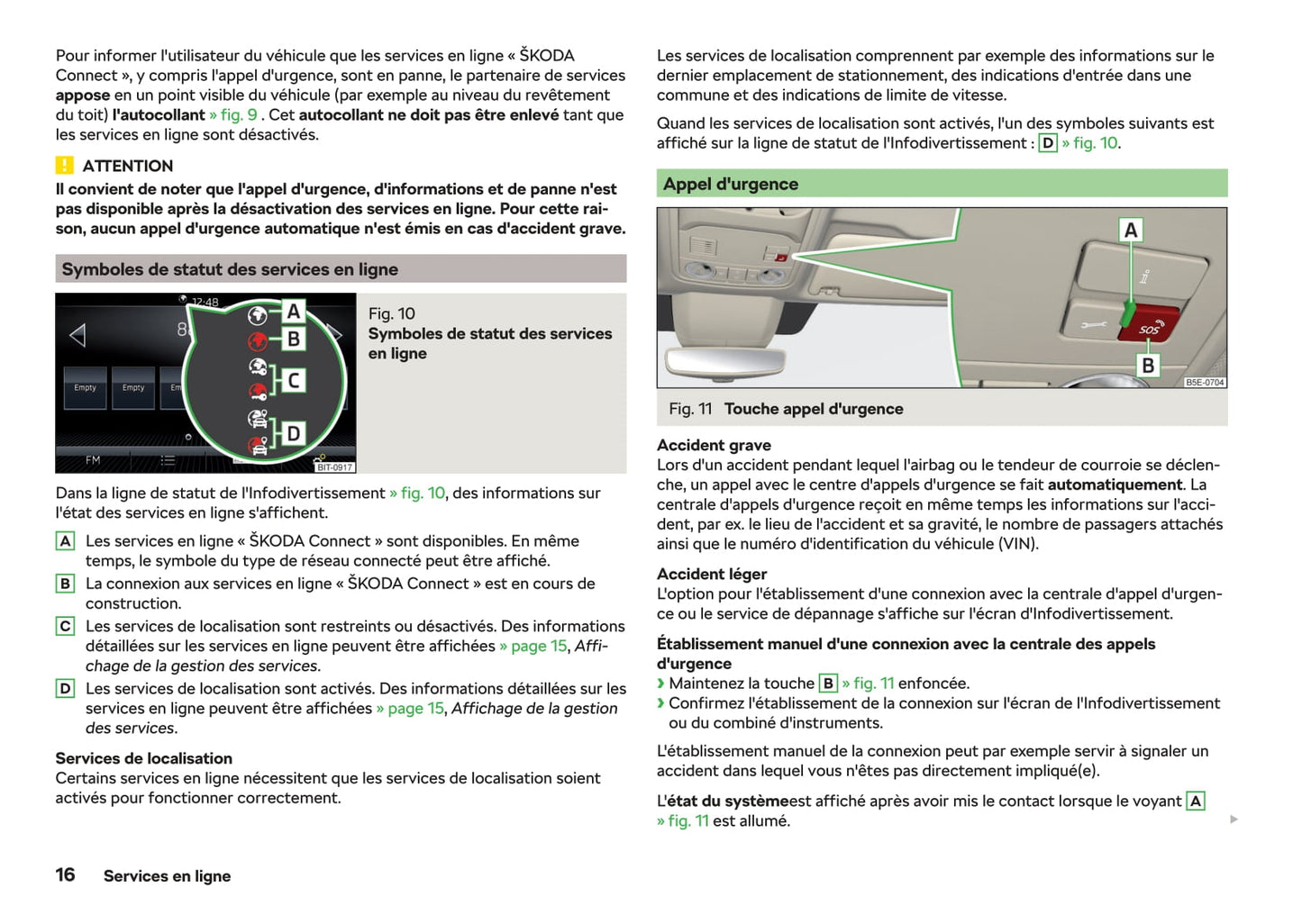 2017-2019 Skoda Octavia Bedienungsanleitung | Französisch
