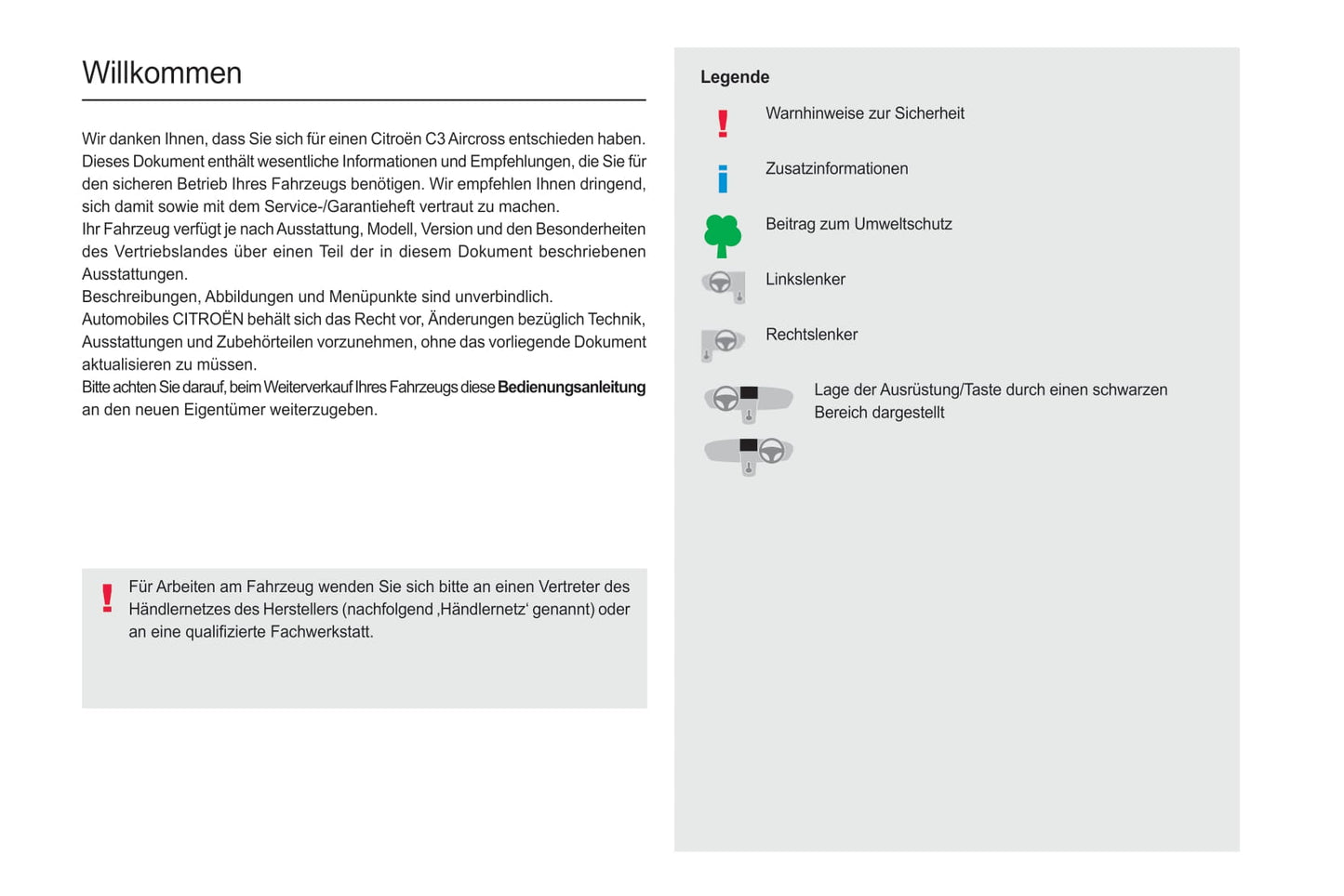 2021-2024 Citroën C3 Aircross Gebruikershandleiding | Duits
