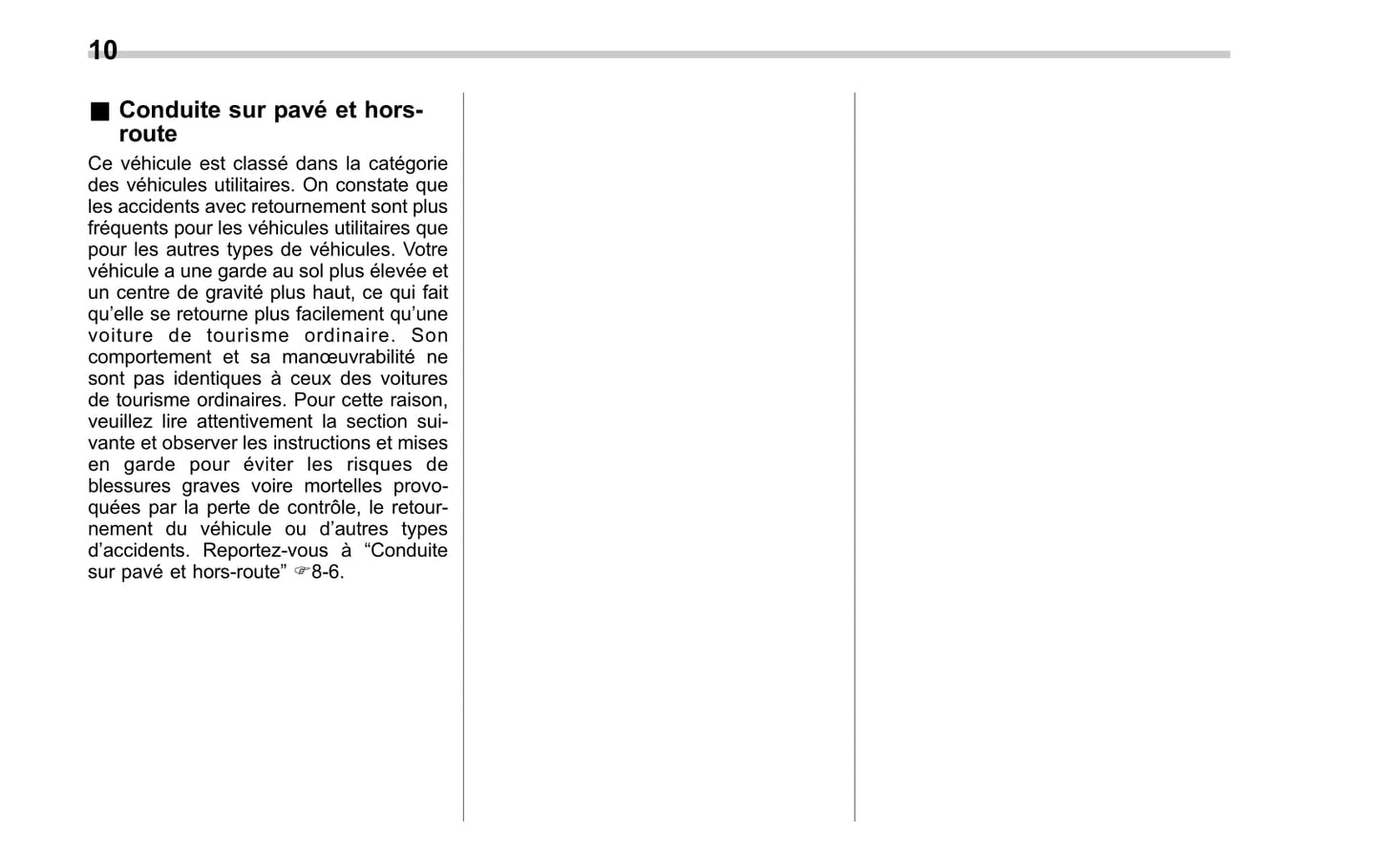 2010 Subaru Forester Gebruikershandleiding | Frans