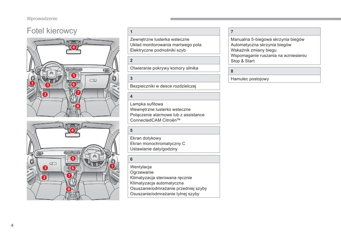 2016-2019 Citroën C3 Manuel du propriétaire | Polonais