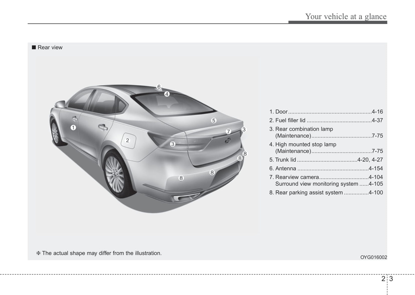 2016-2018 Kia Cadenza Manuel du propriétaire | Anglais