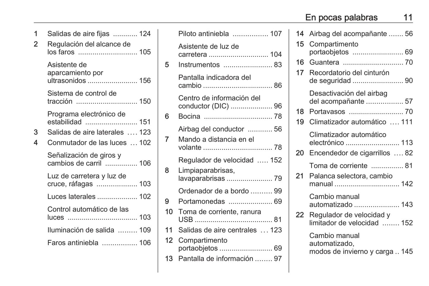 2016-2017 Opel Movano Bedienungsanleitung | Spanisch