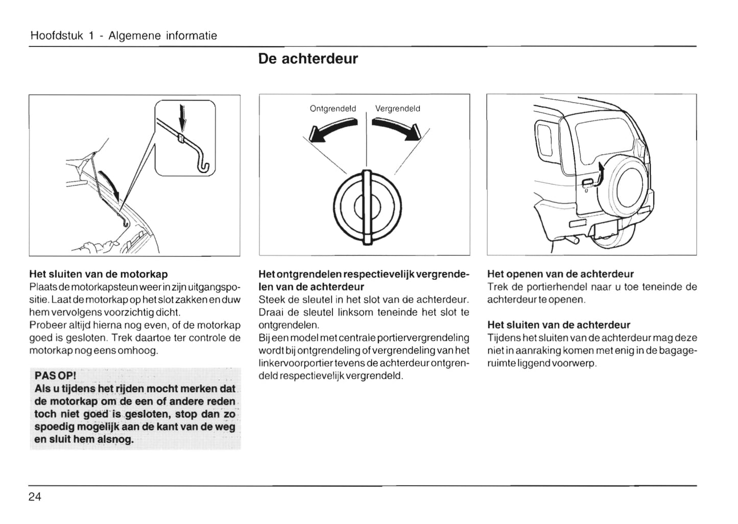 2000-2006 Daihatsu Terios Gebruikershandleiding | Nederlands