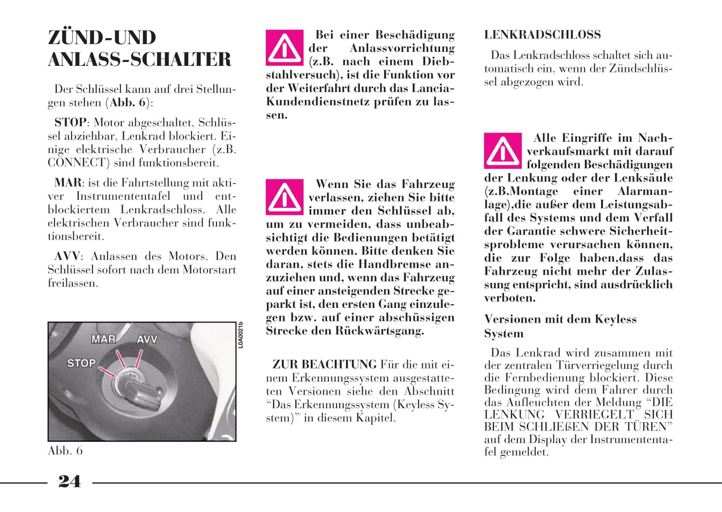 2002-2008 Lancia Thesis Gebruikershandleiding | Duits