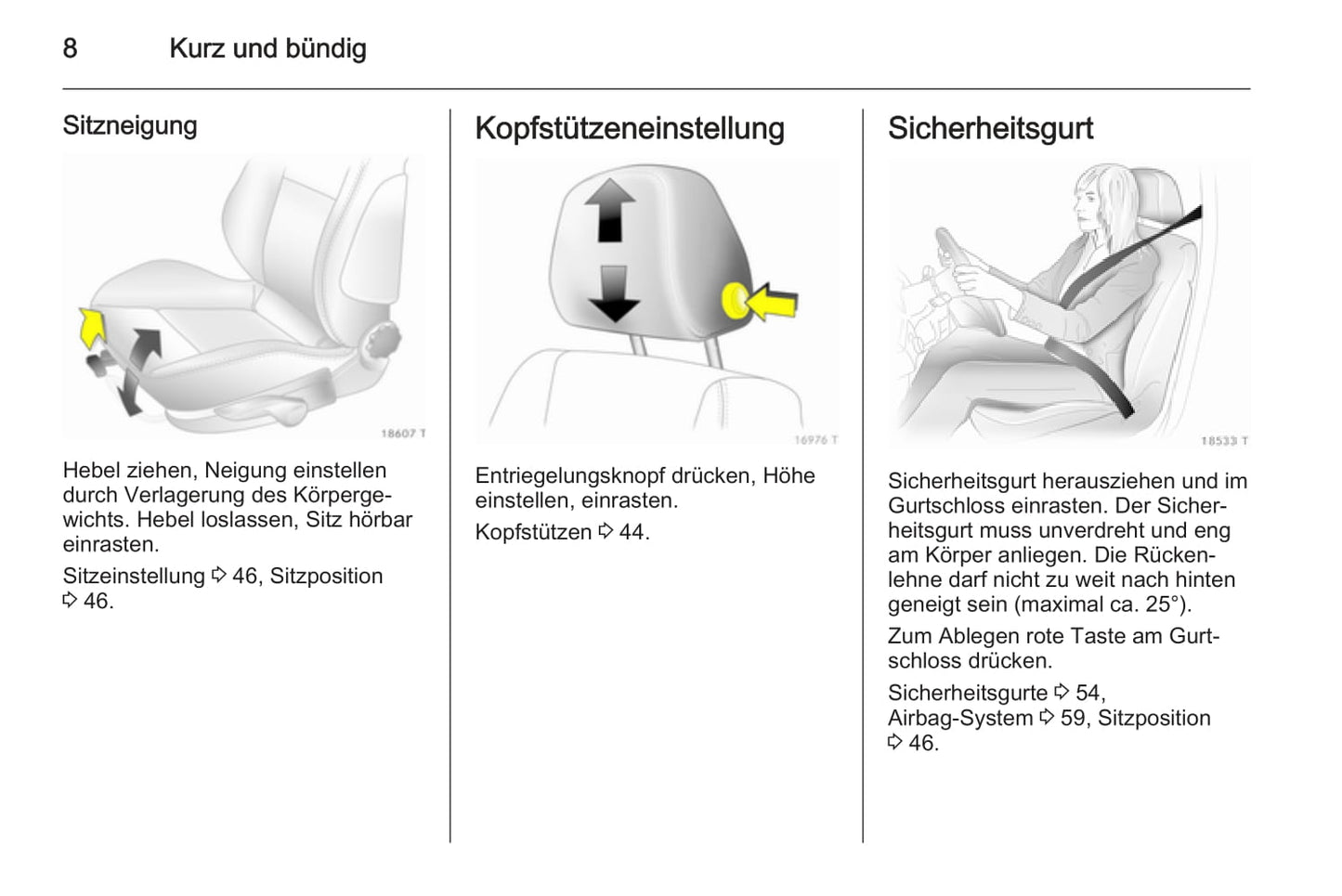 2013-2014 Opel Zafira Owner's Manual | German