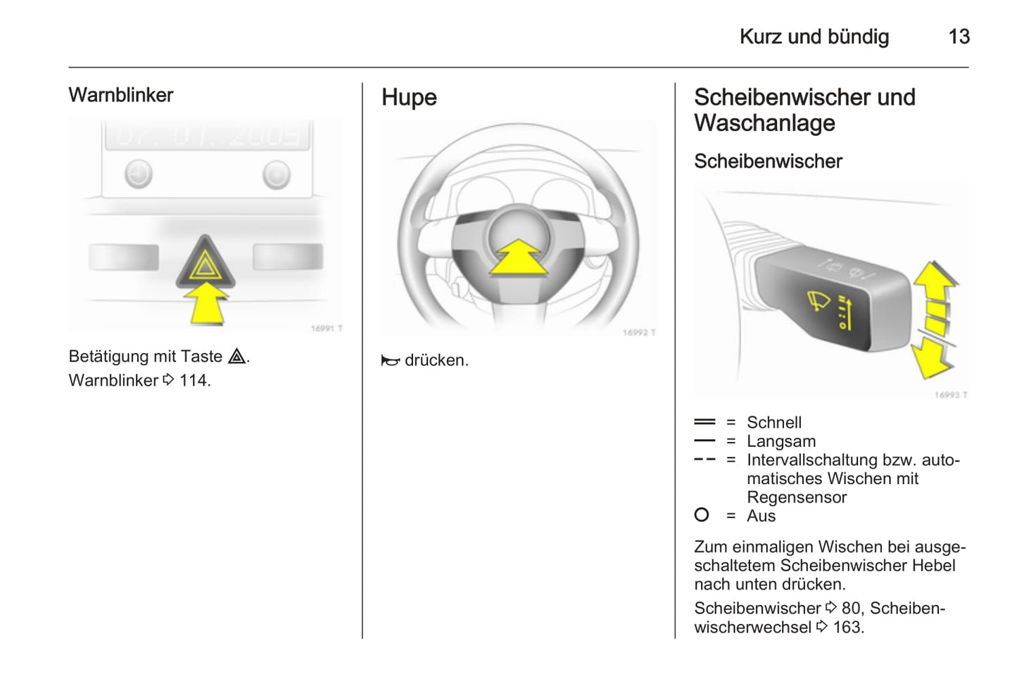 2013-2014 Opel Zafira Owner's Manual | German