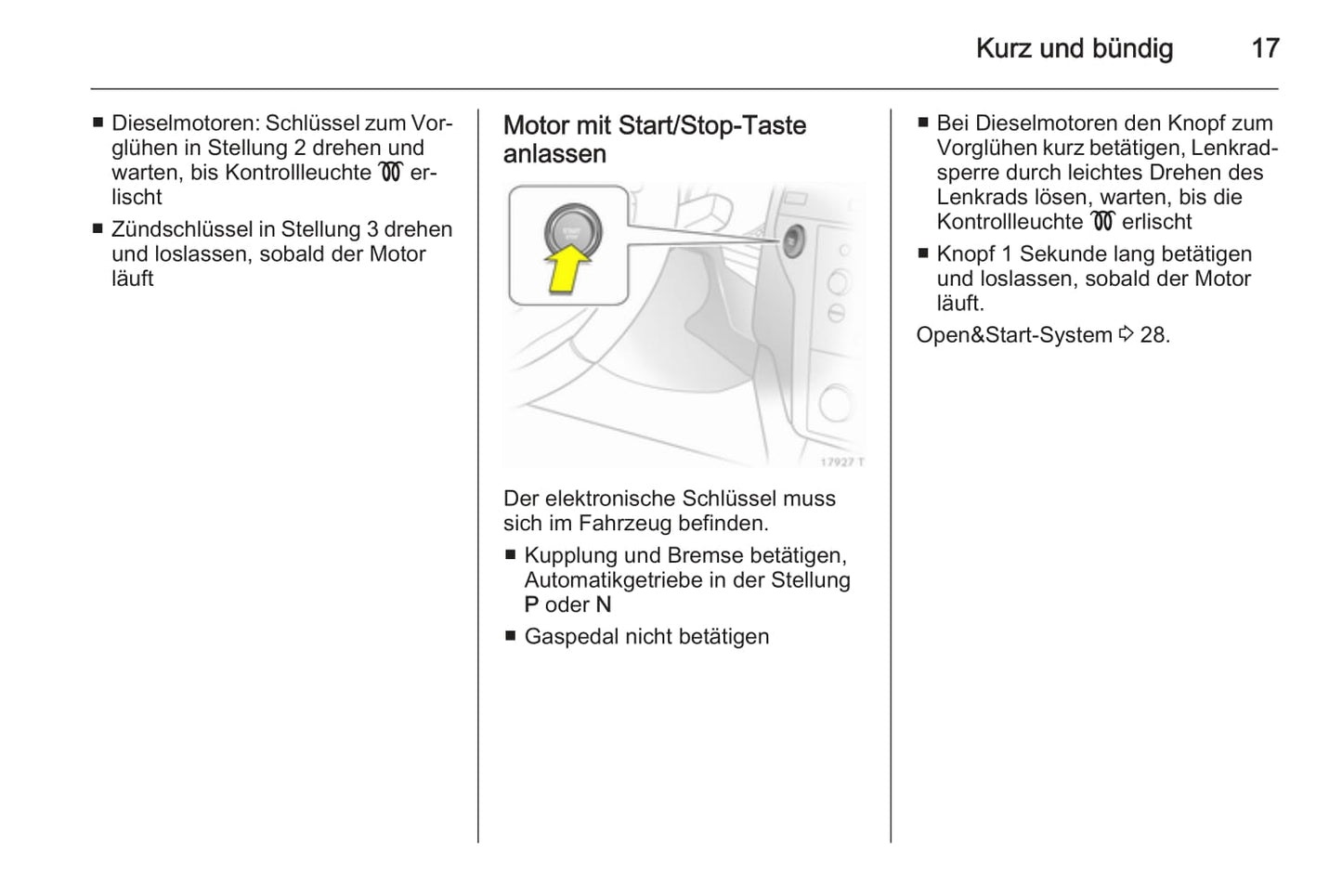 2013-2014 Opel Zafira Owner's Manual | German