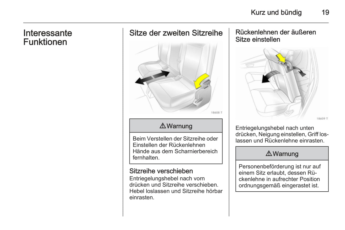 2013-2014 Opel Zafira Owner's Manual | German