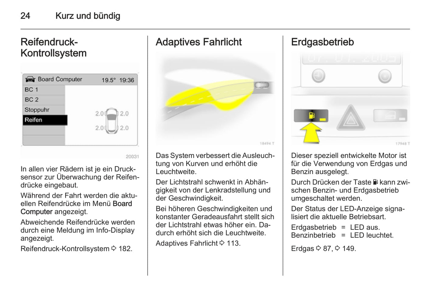 2013-2014 Opel Zafira Owner's Manual | German