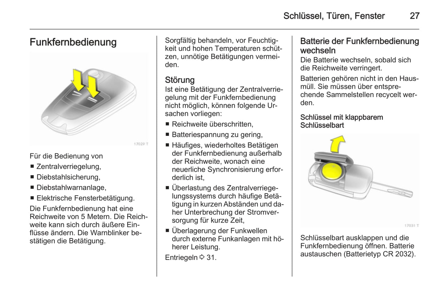 2013-2014 Opel Zafira Owner's Manual | German
