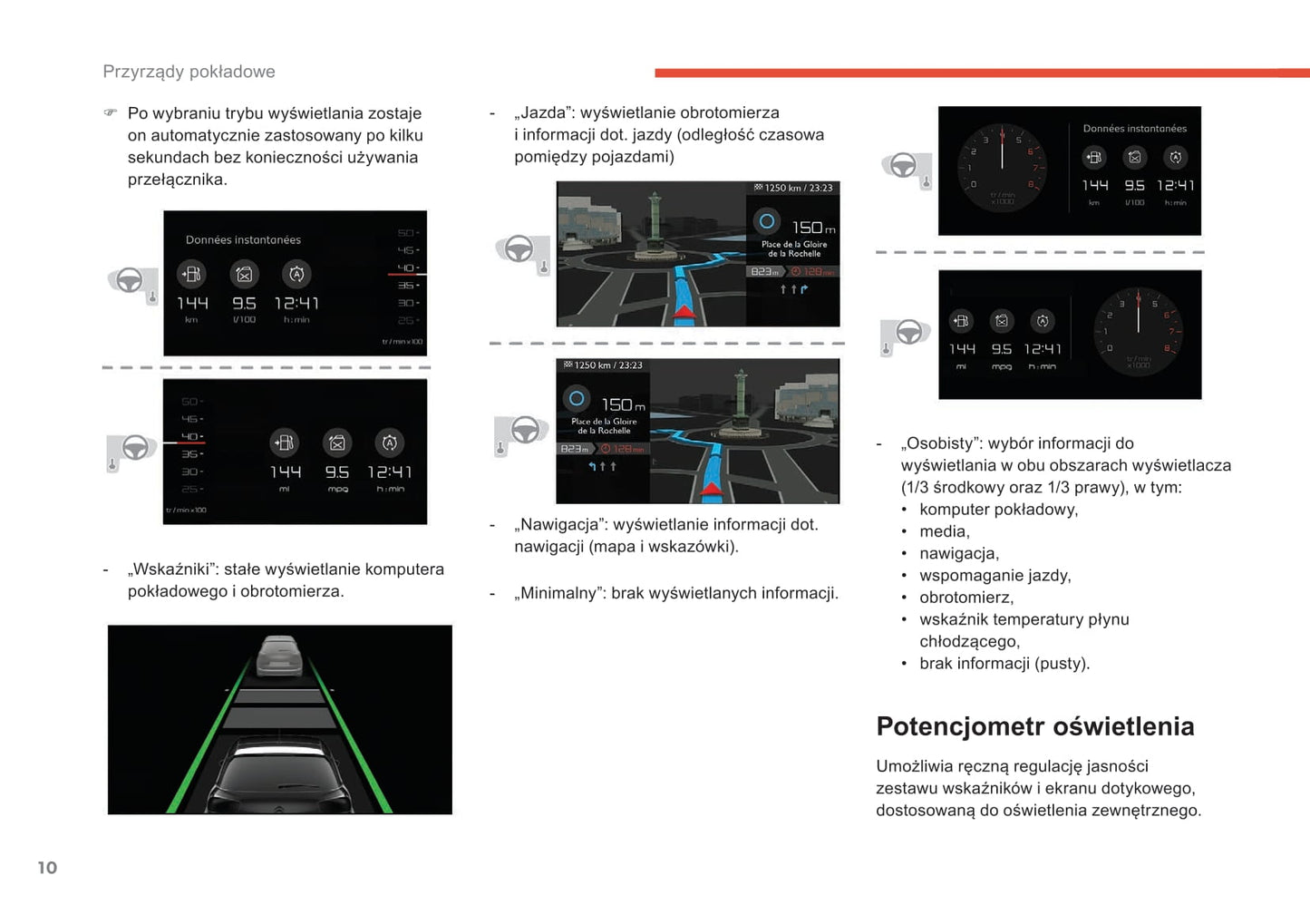 2018-2021 Citroën C4 SpaceTourer/Grand C4 SpaceTourer Owner's Manual | Polish