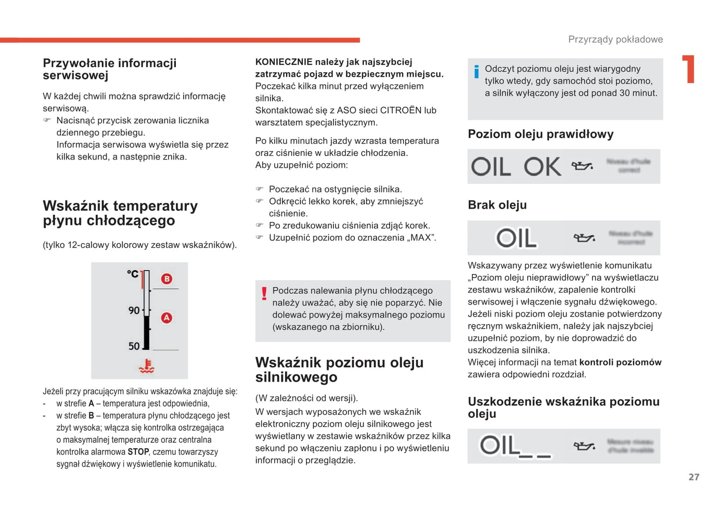 2018-2021 Citroën C4 SpaceTourer/Grand C4 SpaceTourer Owner's Manual | Polish