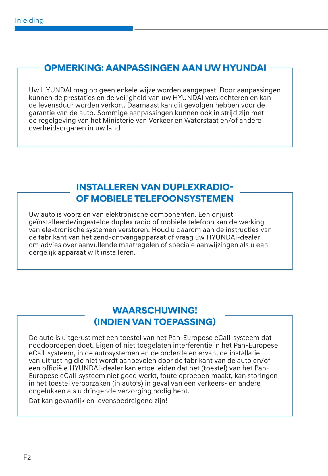 2021-2022 Hyundai Kona Electric Owner's Manual | Dutch