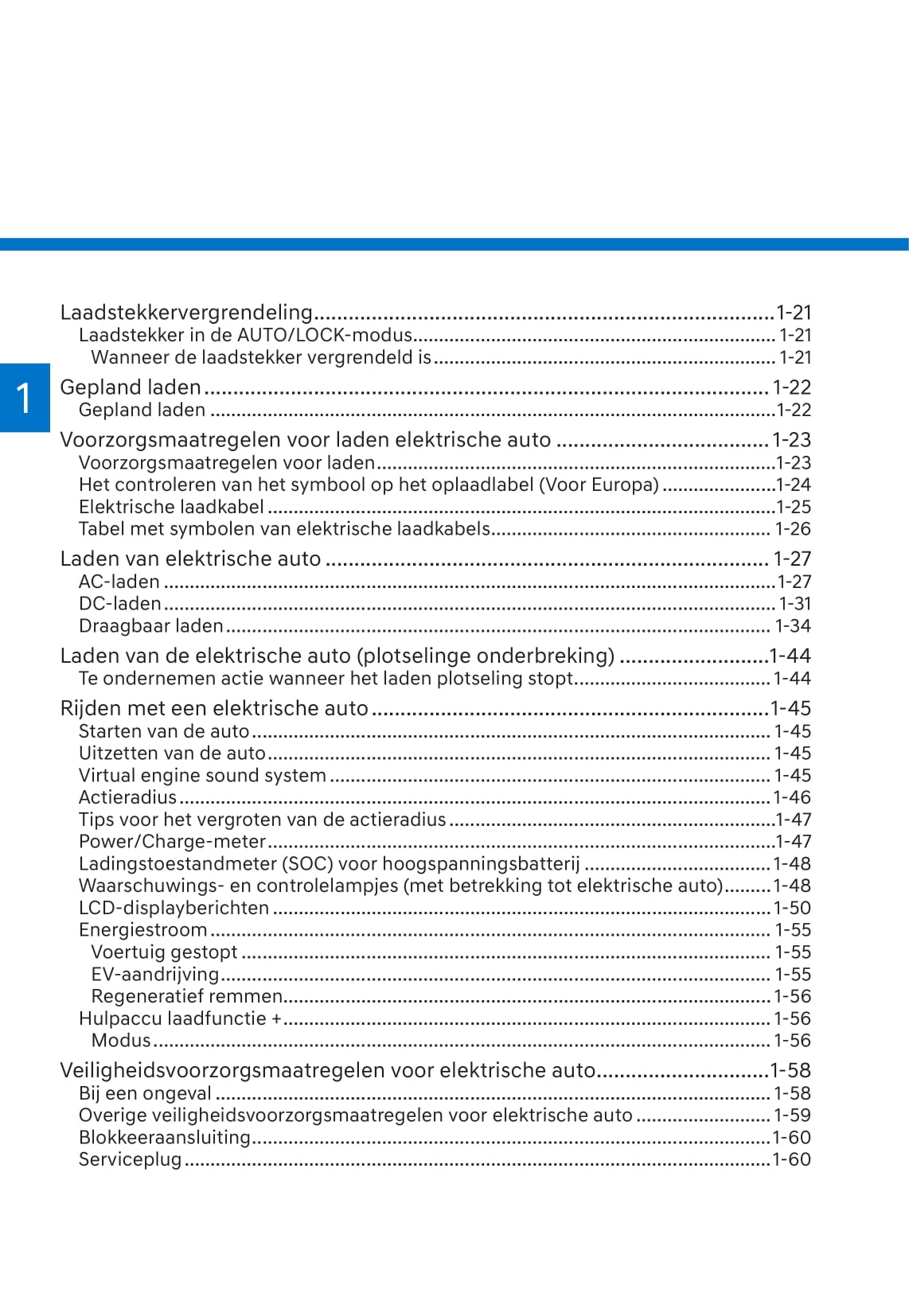 2021-2022 Hyundai Kona Electric Owner's Manual | Dutch