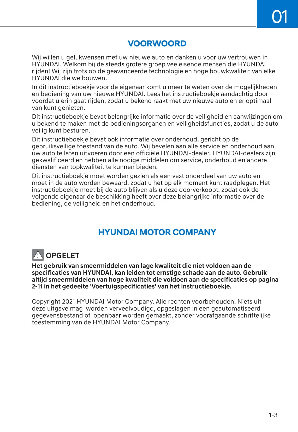2021-2022 Hyundai Kona Electric Owner's Manual | Dutch