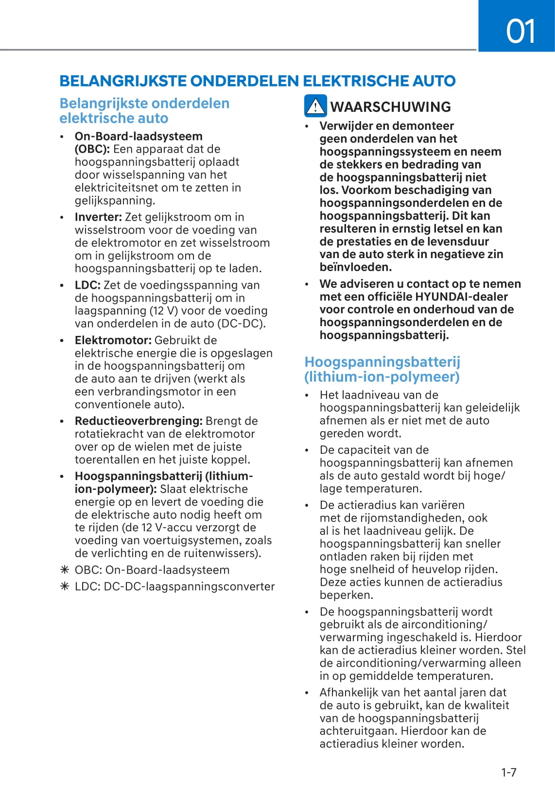 2021-2022 Hyundai Kona Electric Owner's Manual | Dutch
